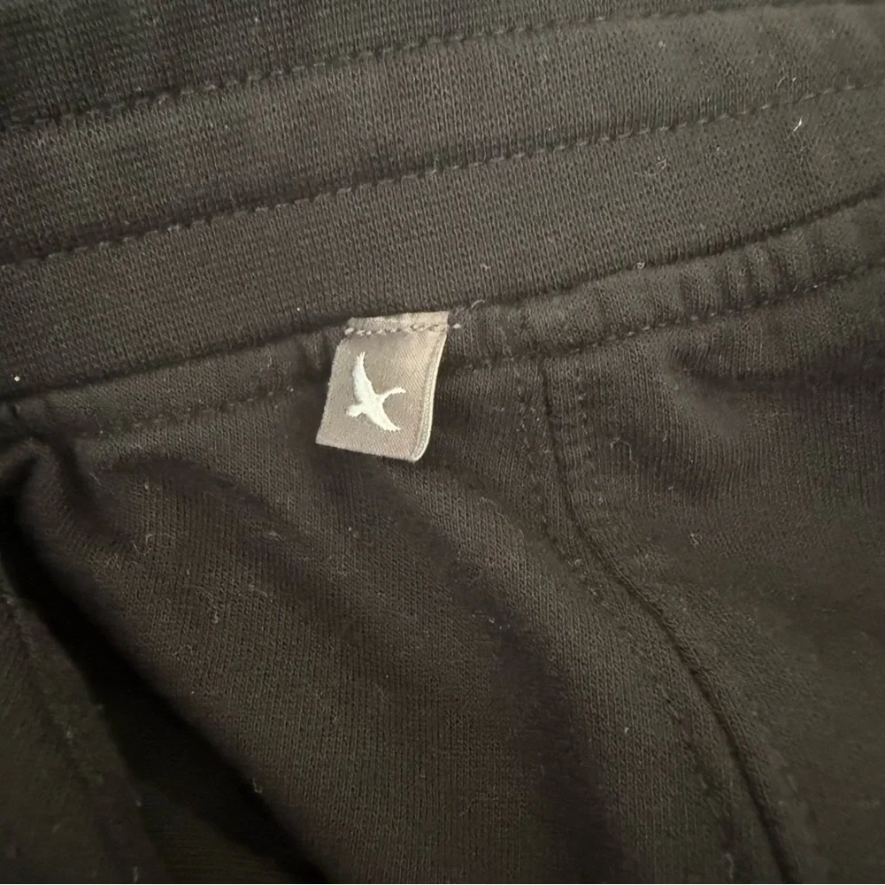 Eddie Bauer Plus Size Black Joggers with White Drawstring